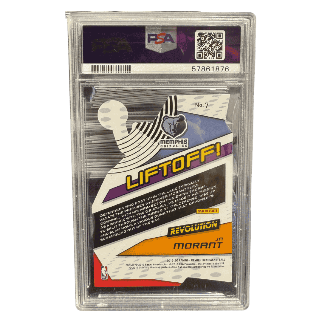Ja Morant PSA 9 2019 Panini Revolution Liftoff! Card #7