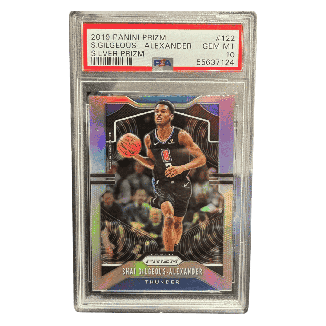 Shai Gilgeous-Alexander PSA 10 2019 Panini Prizm Silver Card #122