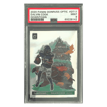 Dalvin Cook PSA 9 2020 Panini Donruss Optic Downtown Card #DT17