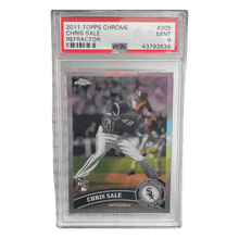 Chris Sale PSA 9 2011 Topps Chrome Refractor Rookie RC Card #205