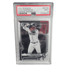 Julio Rodriguez PSA 9 2021 Topps Bowman Chrome Prospects Card #BCP86