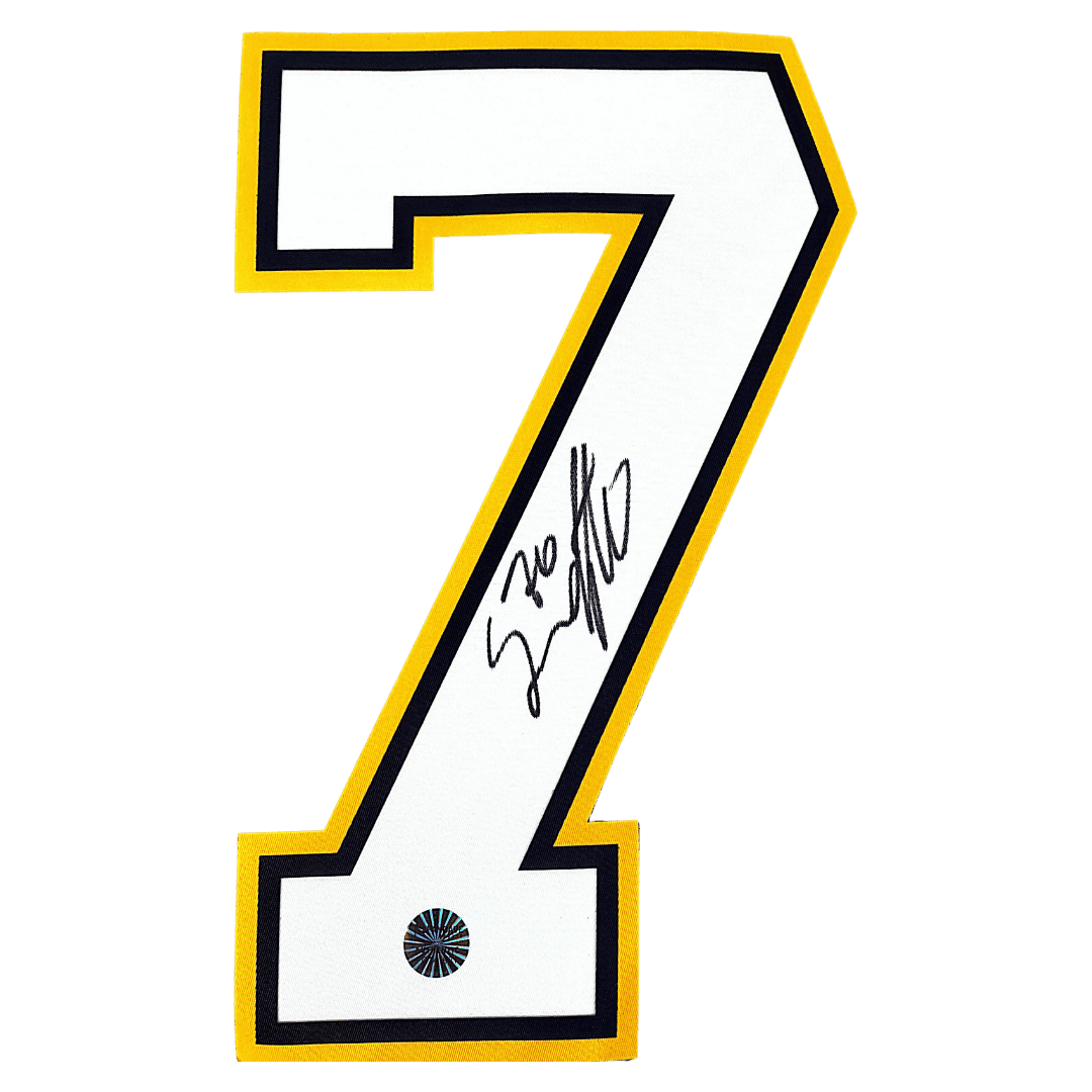 Oskar Sundqvist St Louis Blues Autographed White/ Yellow Loose Jersey #7 - Fan Cave COA