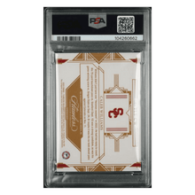 Caleb Williams PSA 9 2023 Panini Flawless Collegiate Team Logo Signature Sapphire Rookie RC #d/ 15 Card #TLSCW