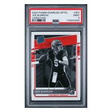 Joe Burrow PSA 9 2020 Panini Donruss Optic Variation Rated Rookie Card #301