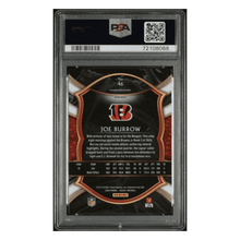 Joe Burrow PSA 10 2020 Panini Select Silver Prizm Rookie RC Card #46