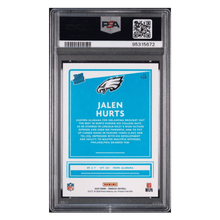 Jalen Hurts PSA 10 2020 Panini Donruss Rated Rookie Card #314