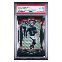 Jalen Hurts PSA 8 2020 Panini Select Die Cut Tri Color Prizm Rookie RC Card #150