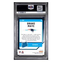Drake Maye PSA 9 2020 Panini Donruss Optic Blue Hyper Rated Rookie Card #229