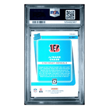 Ja'Marr Chase PSA 10 2021 Panini Donruss Optic Holo Rated Rookie Card #207