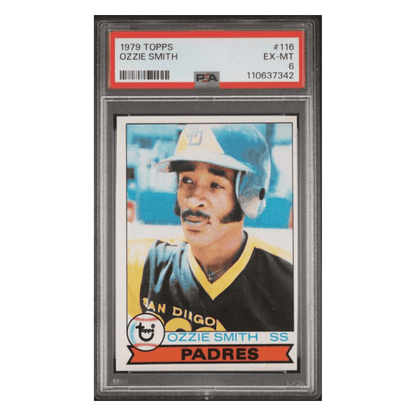 Ozzie Smith PSA 6 1979 Topps Card #116