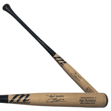 Alec Burleson St Louis Cardinals Autographed 2025 Game Used Marucci Bat w/ Inscription- JSA COA