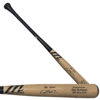 Alec Burleson St Louis Cardinals Autographed 2025 Game Used Marucci Bat w/ Inscription- JSA COA
