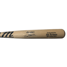 Alec Burleson St Louis Cardinals Autographed 2025 Game Used Marucci Bat w/ Inscription- JSA COA