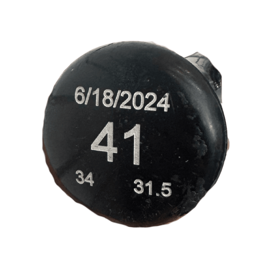 Alec Burleson St Louis Cardinals Autographed 2025 Game Used Marucci Bat w/ Inscription- Cracked - JSA COA