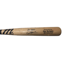 Alec Burleson St Louis Cardinals Autographed 2025 Game Used Marucci Bat w/ Inscription- Cracked - JSA COA