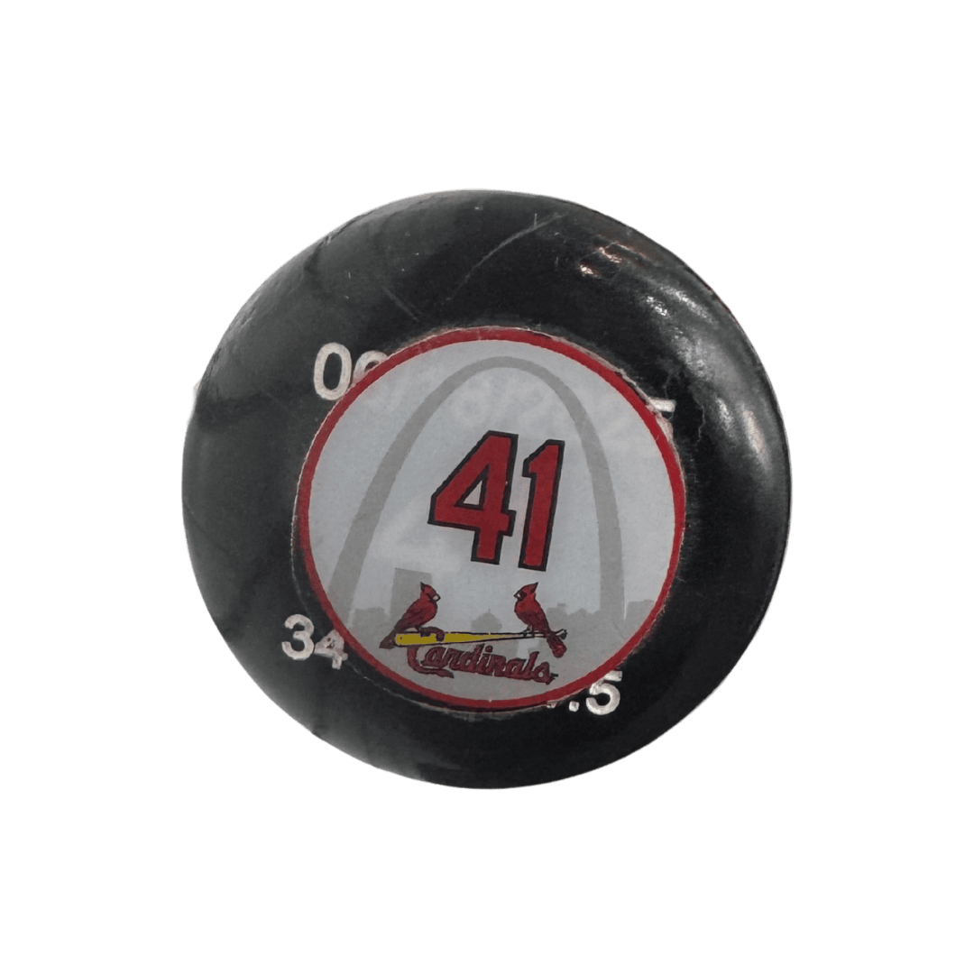 Alec Burleson St Louis Cardinals Autographed 2025 Game Used Marucci Bat w/ Inscription- JSA COA