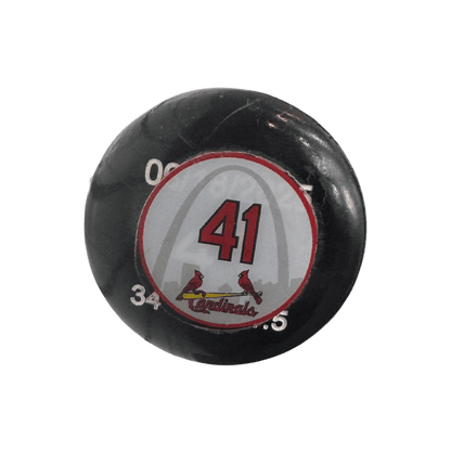 Alec Burleson St Louis Cardinals Autographed 2025 Game Used Marucci Bat w/ Inscription- JSA COA