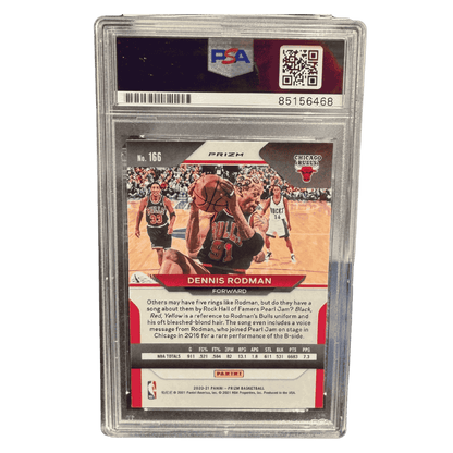 Dennis Rodman 2020-21 Panini Prizm Autographed Card #166