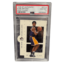 Kobe Bryant PSA 10 1998 Upper Deck SP Authentic First Class Card #FC14