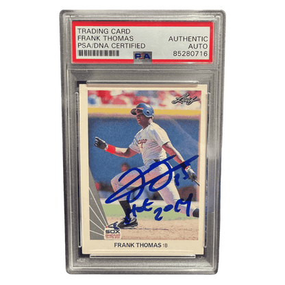 Frank Thomas 1990 Leaf Autograph with Inscription Card #300