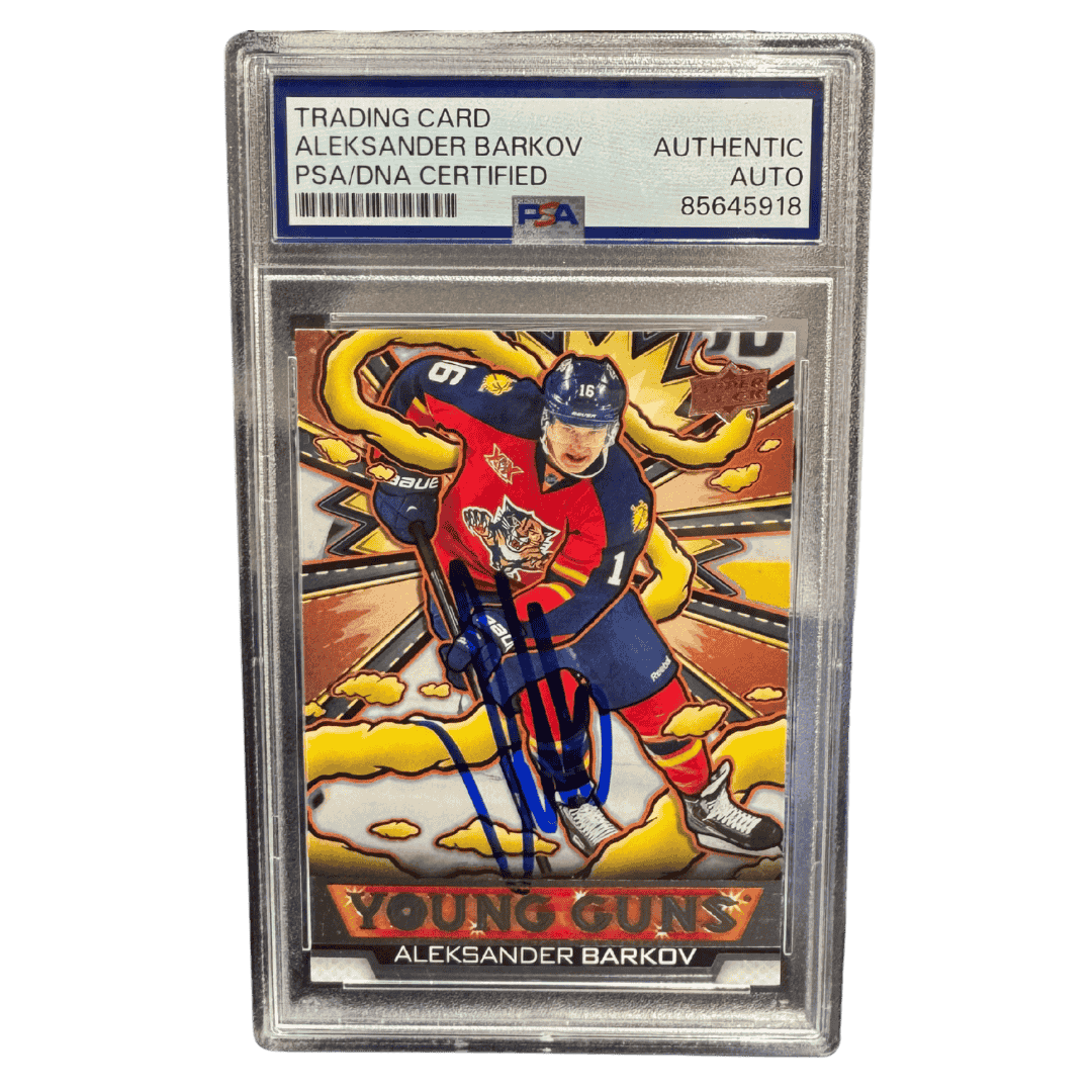 Aleksander Barkov 2024-25 Upper Deck Series Two Young Guns Autograph Card #470