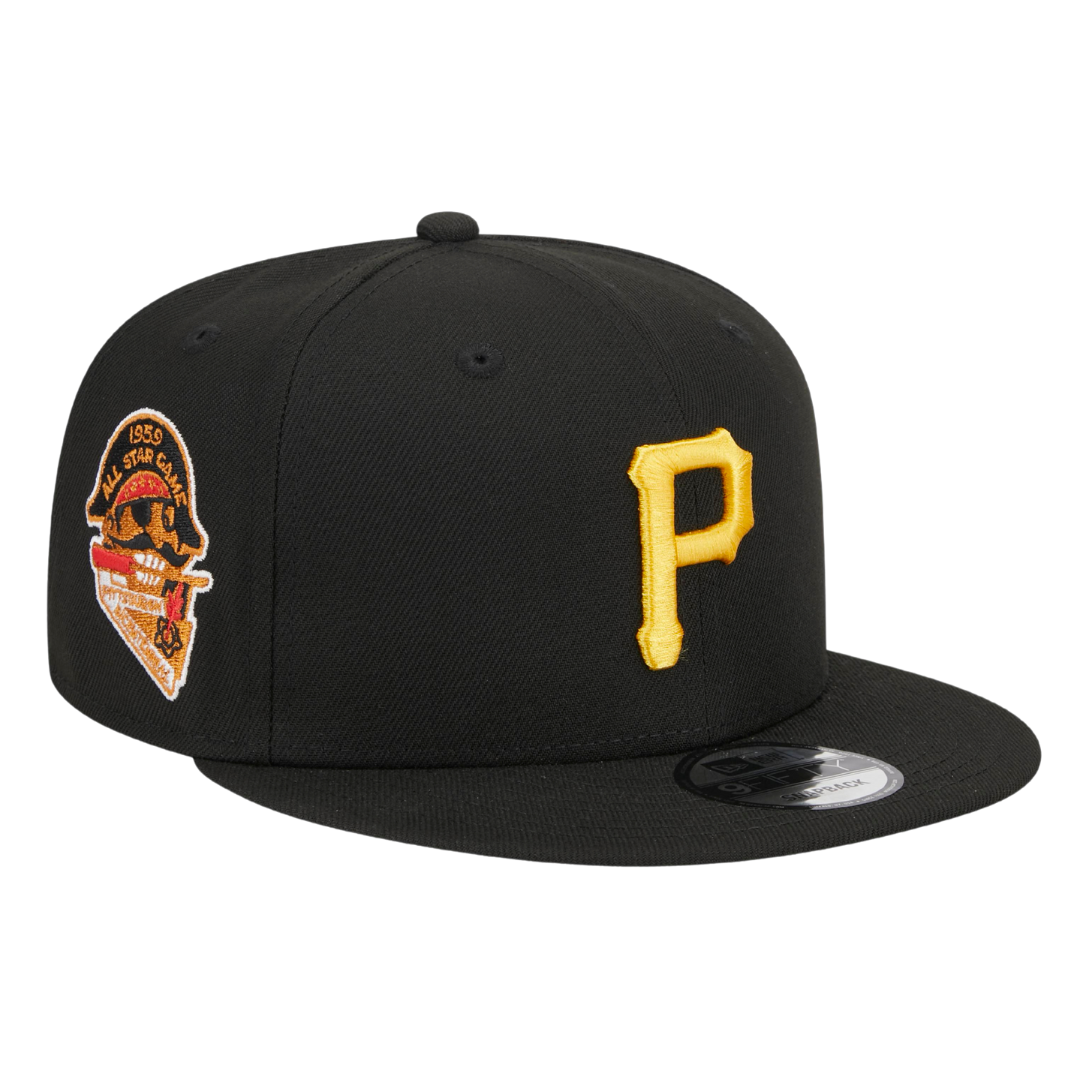 Pittsburgh Pirates 1959 All-Star Game Patch New Era Black 9FIFTY Adjustable Snapback Hat