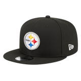 Pittsburgh Steelers Super Bowl XLIII Patch New Era Black 9FIFTY Adjustable Snapback Hat