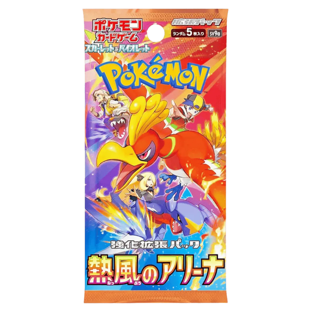 Pokemon Scarlet & Violet Heat Wave Arena SV9a Japanese Booster Pack - Single Pack