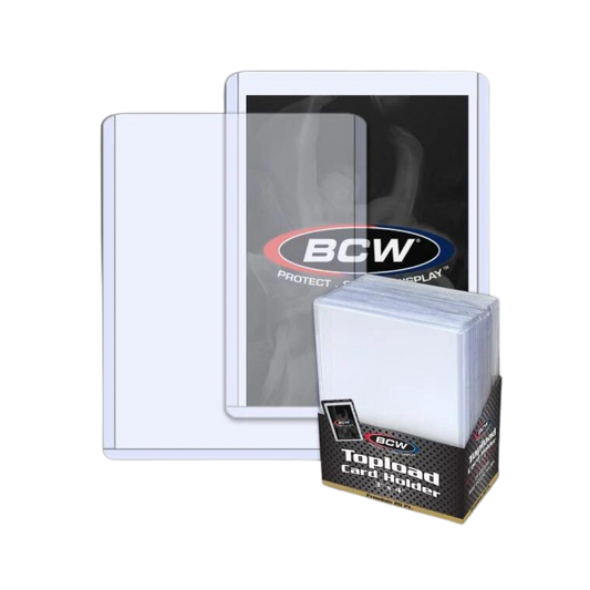 BCW Topload Trading Card Holder 3"x4"- Premium 20Pt - 25 Pack