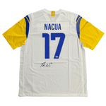 
Puka Nacua Los Angeles Rams White Nike Autographed Jersey - Fanatics COA — Front
