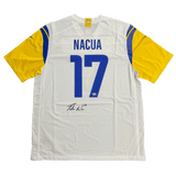 Puka Nacua Los Angeles Rams White Nike Autographed Jersey - Fanatics COA