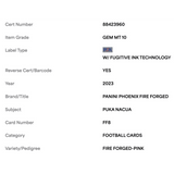 Puka Nacua PSA 10 2023 Panini Phoenix Fire Forged Pink d/ #175 Card #FF8