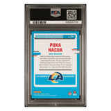 Puka Nacua PSA 9 2023 Panini Donruss Press Proof Silver Rated Rookie Card #357