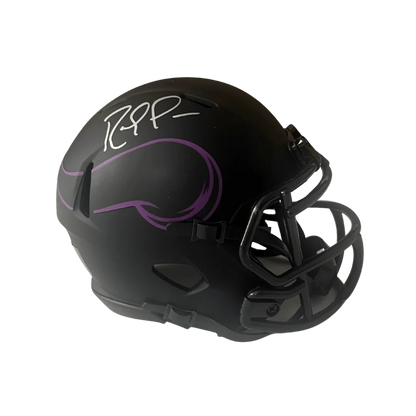 Randy Moss Minnesota Vikings Autographed Eclipse Mini Speed Helmet - Beckett COA
