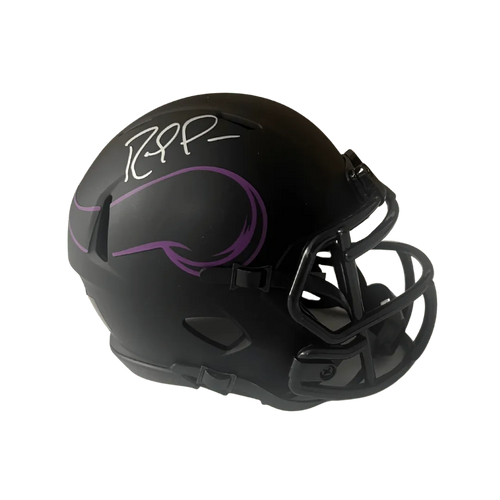Randy Moss Minnesota Vikings Autographed Eclipse Mini Speed Helmet - Beckett COA