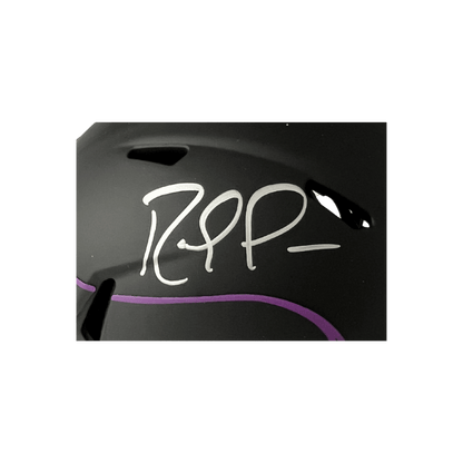 Randy Moss Minnesota Vikings Autographed Eclipse Mini Speed Helmet - Beckett COA