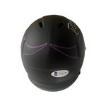 
Randy Moss Minnesota Vikings Autographed Eclipse Mini Speed Helmet - Beckett COA — Label