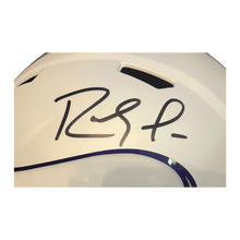 Randy Moss Minnesota Vikings Autographed Full Size Alt White Speed Replica Helmet - Beckett COA