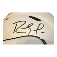 Randy Moss Minnesota Vikings Autographed Full Size Alt White Speed Replica Helmet - Beckett COA