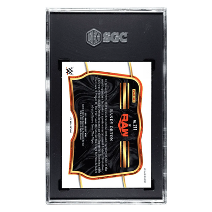 Randy Orton SGC 10 2023 Panini Select WWE Silver Prizm Card #211