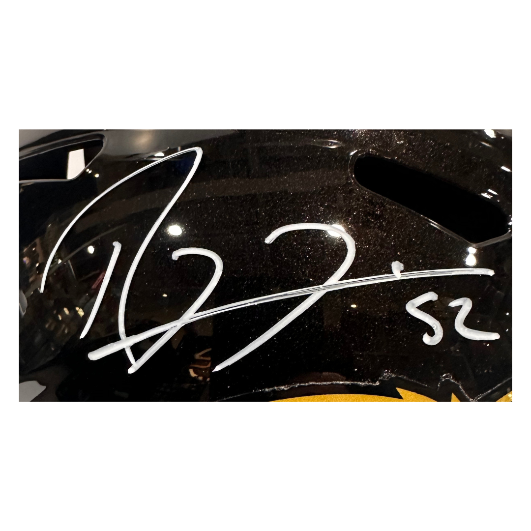 Ray Lewis Baltimore Ravens Autographed Full Size Speed Replica Helmet - Beckett COA
