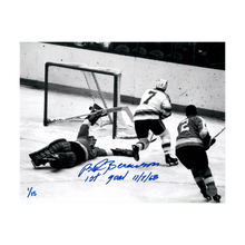 Red Berenson St Louis Blues Autographed 11x14 Photo w/ "1st Goal" Inscription #D - Fan Cave COA