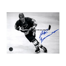 Red Berenson St Louis Blues Autographed B&W Skating 8x10 Photo - Fan Cave COA