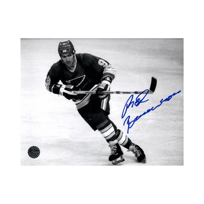 Red Berenson St Louis Blues Autographed B&W Skating 8x10 Photo - Fan Cave COA