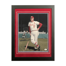Red Schoendienst St Louis Cardinals Autographed Framed 11x14 Photo - JSA COA