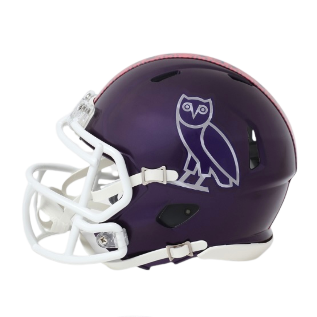 OVO x Riddell Super Bowl LVIII Mini Football Helmet