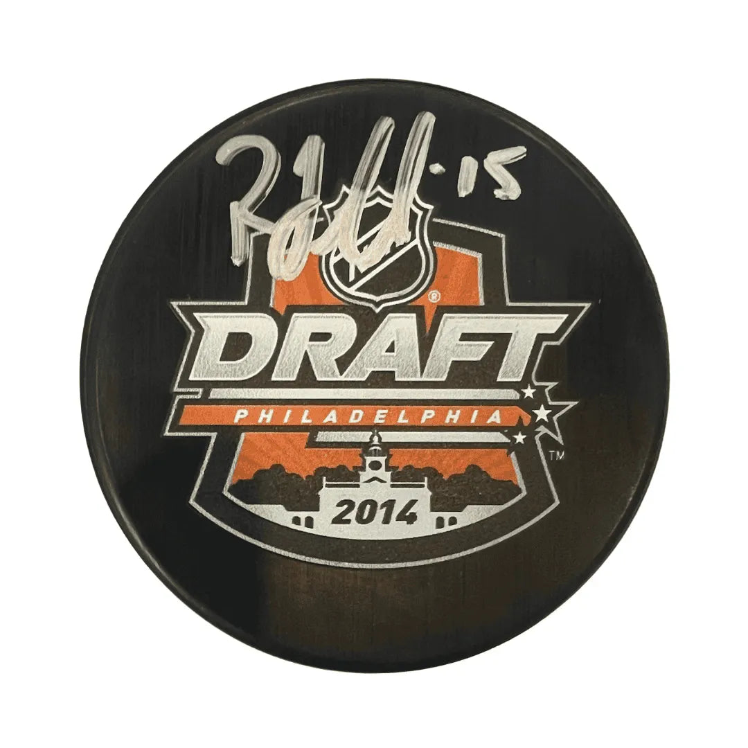 Robby Fabbri St Louis Blues Autographed 2009 NHL Draft Puck - JSA COA