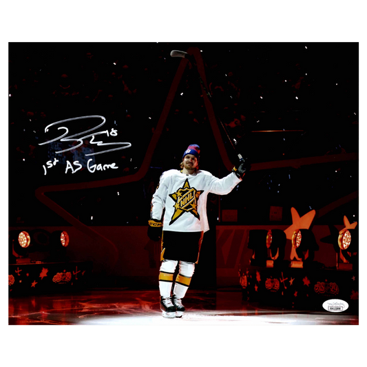 Robert Thomas St Louis Blues Autographed 2024 All Star Game 11x14 Photo with Inscription- JSA COA