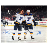 Robert Thomas & Jordan Kyrou St Louis Blues Dual Autographed 16x20 Photo - JSA COA