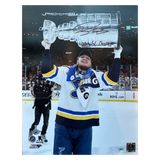 Robert Thomas St Louis Blues Autographed 16x20 Photo w/ "2019 SC Champs" Inscription - Fanatics COA